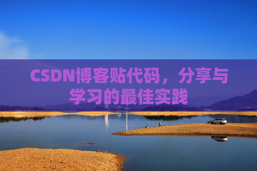 CSDN博客贴代码，分享与学习的最佳实践