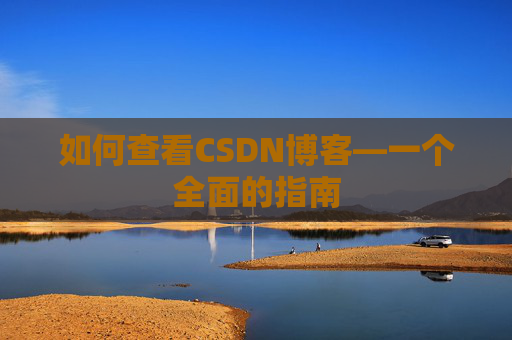 如何查看CSDN博客—一个全面的指南