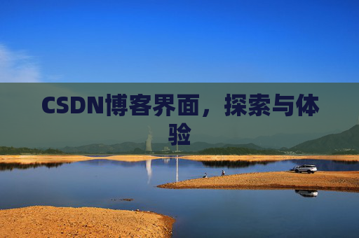 CSDN博客界面，探索与体验